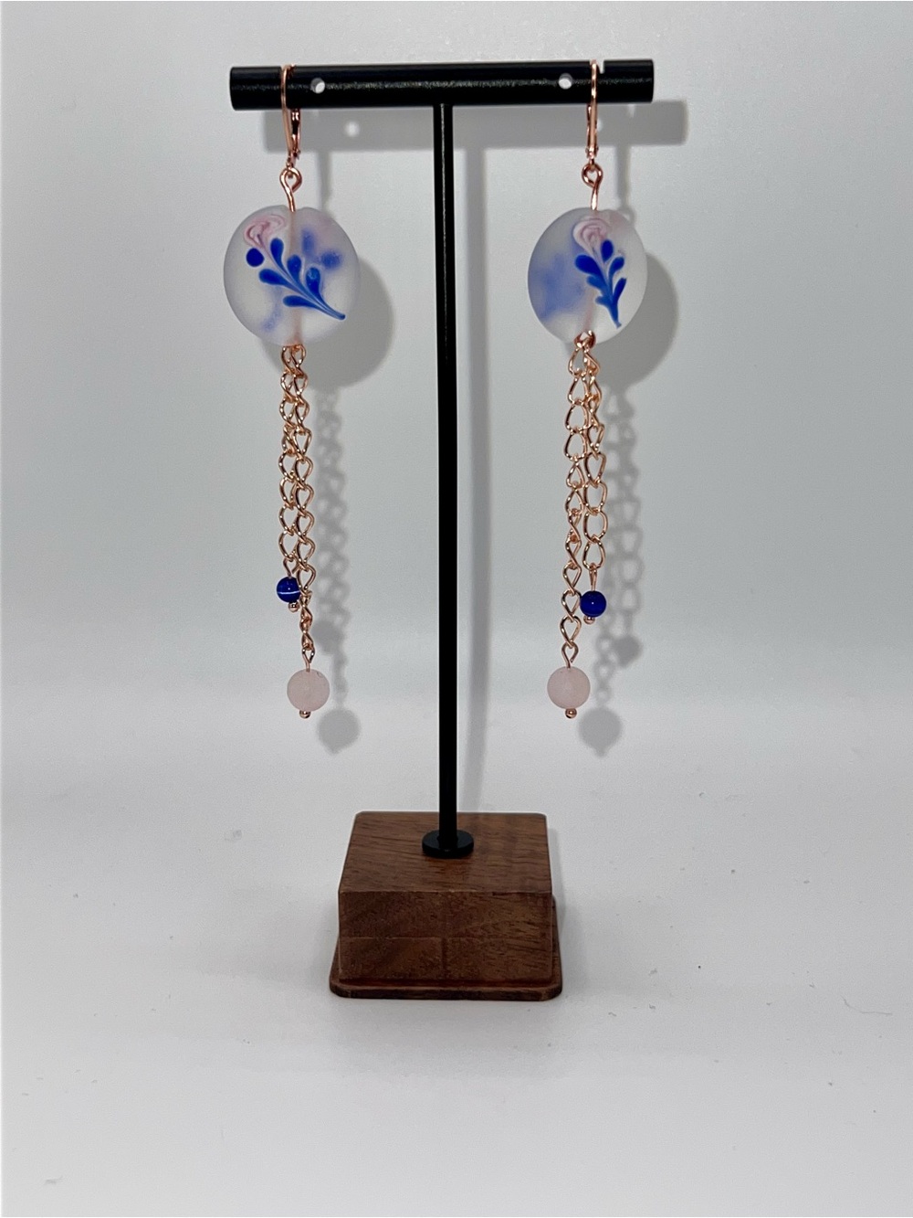 Elegant Floral Drop Earrings